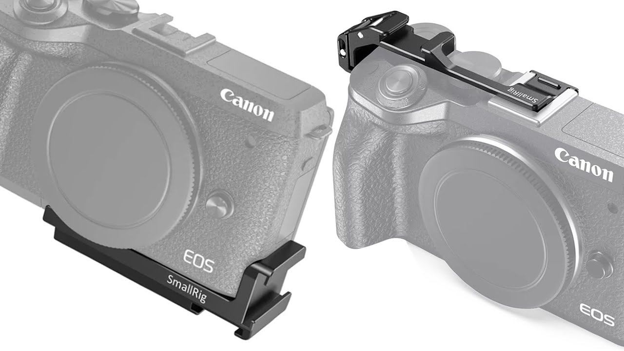 Верхняя и нижняя площадки с холодным башмаком от SmallRig для Canon EOS M6 Mark II BUC2517 BUC2627 смотреть онлайн