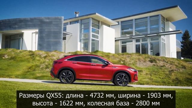 Купе-кроссовер Infiniti QX55 (2021): когда стартуют продажи в России? Цена и комплектация модели смотреть онлайн