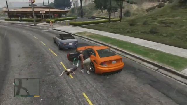 Угар в gta 5 / Grand theft auto V / ps3 смотреть онлайн