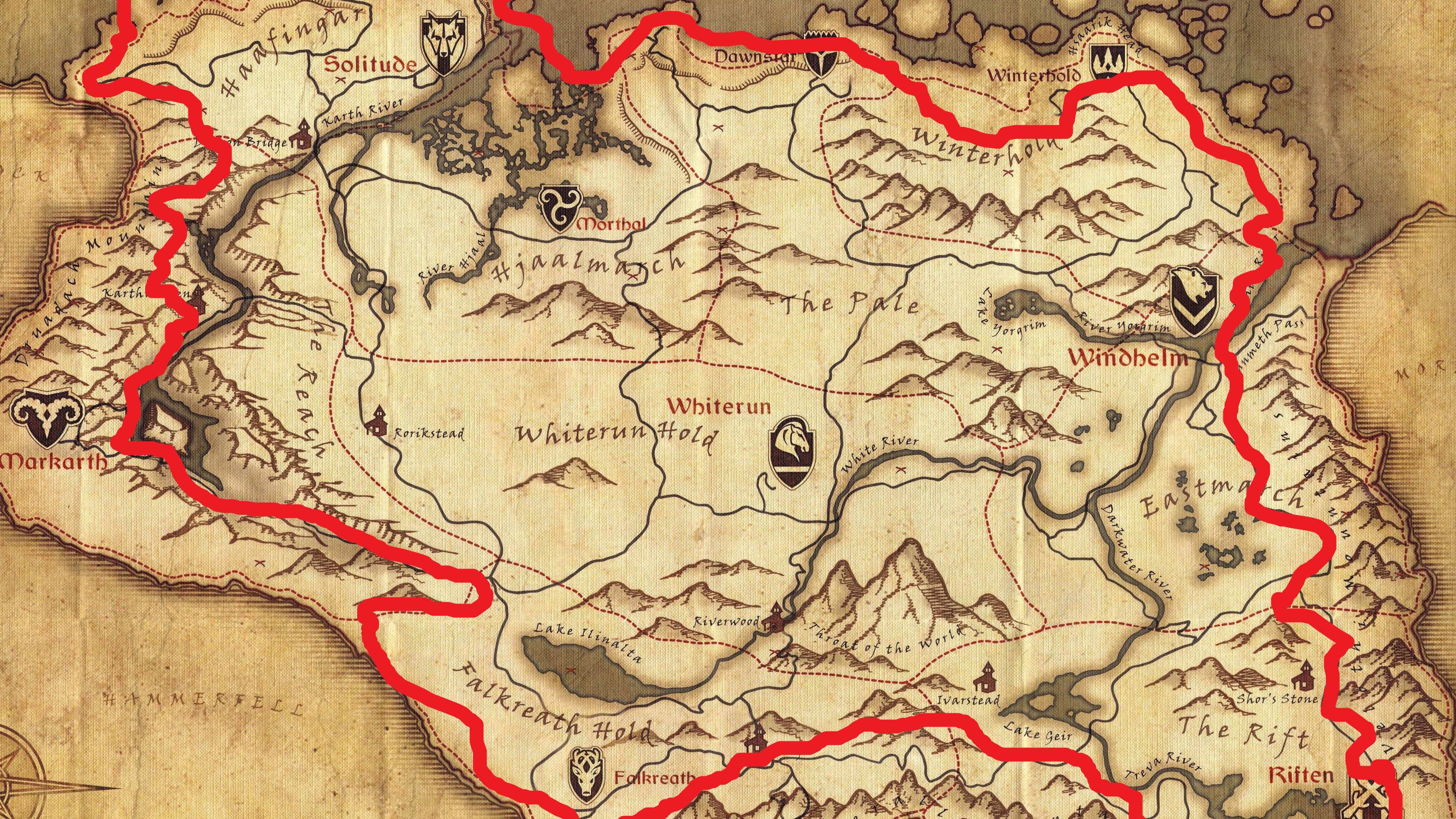 Прошёл вокруг Skyrima!