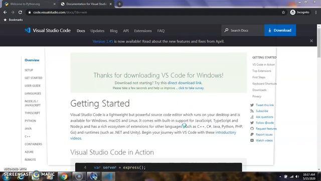 Python and VSCode Install Instructions смотреть онлайн