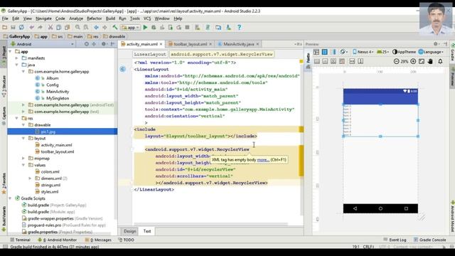 Android Photo Gallery App using Glide смотреть онлайн