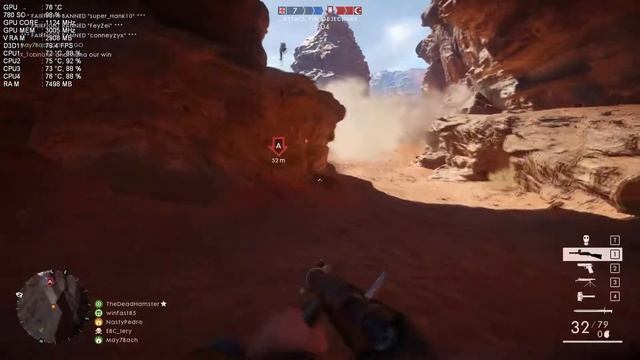 BF1 rush NERDS ruining the game GPU CPU monitoring смотреть онлайн