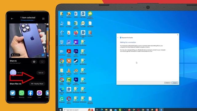 How to send files from phone to laptop via bluetooth смотреть онлайн