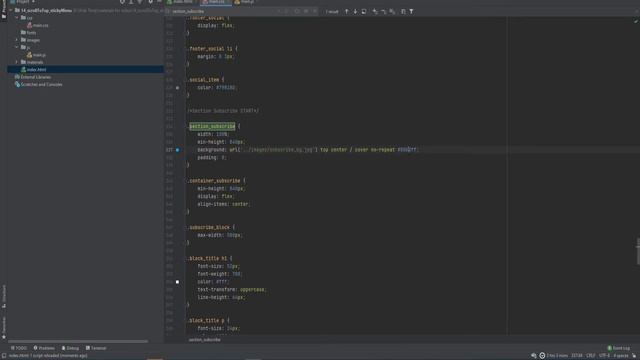 Работаем макет HTML CSS JS Full Landing смотреть онлайн