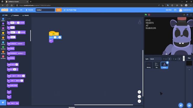 How To Make a FNAF Game on Scratch | Beginners #1 смотреть онлайн