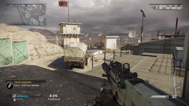 Call of Duty Ghost Overlord Free For All 30 kills 1 death смотреть онлайн