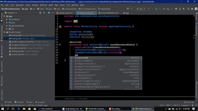 How to generate QR code in android | QRGenerator | Android Studio смотреть онлайн