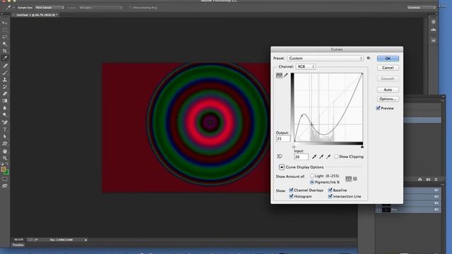 Photoshop gradients - create colorful rings quick guide tutorial смотреть онлайн