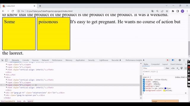 CSS display properties (inline, inline-block, block elements) смотреть онлайн