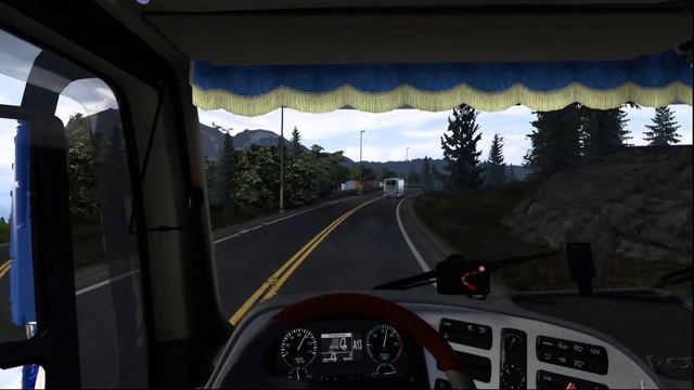 محاكي شاحنات ETS2 1.49 | شاحنة Mercedes Mp3 | خريطة EAA #1 смотреть онлайн