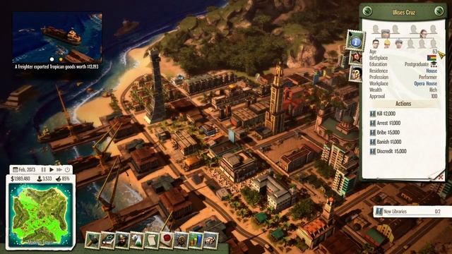 How To Get Low Unemployment Rate in Tropico 5 (BEST TROPICO 5 ECONOMY) смотреть онлайн