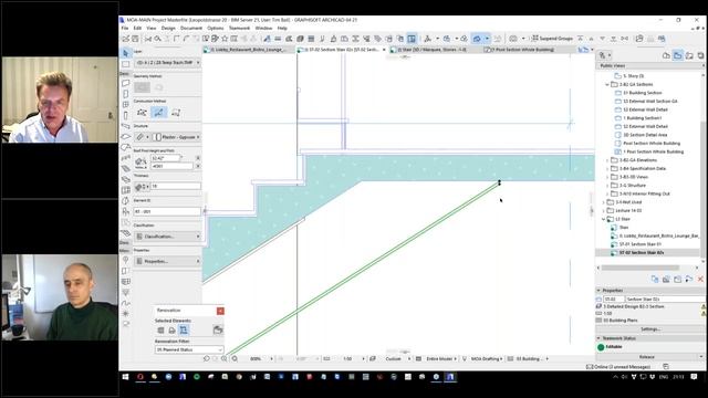 ARCHICAD Training on Curtain Walls, Stairs, Railings, Best Practices for Construction Document etc. смотреть онлайн