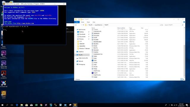 Siemens Simatic 505 Opening TISOFT Software Program Using DosBox смотреть онлайн