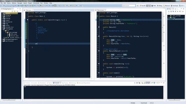 Java Objektorientierung #6 - Sichtbarkeit / public / private смотреть онлайн