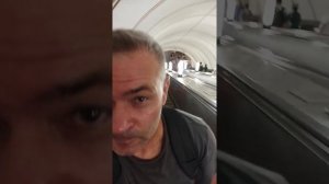 Станция метро Курская выход к Курскому вокзалу. Москва, Россия.