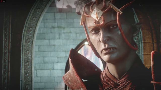 Dragon Age: Inquisition - Qunari Inquisitor Meets Qunari Ben-Hassrath Viddasala... With Sera смотреть онлайн