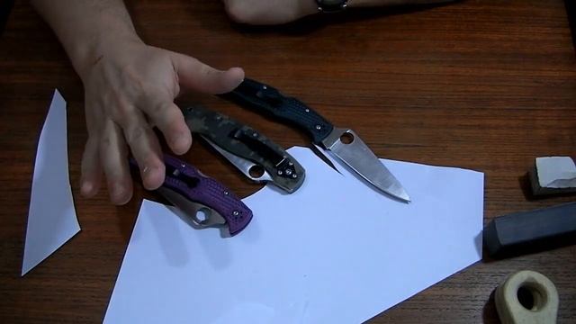 Восстановление остроты Endura VG-10 Vs. Military S30V Vs. Endura ZDP-189