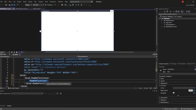 Grid Layout in WPF using Visual Studio 2022 (RowDefinitions & ColumnDefinitions) смотреть онлайн