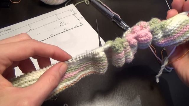 Вязание спицами для начинающих. Носки на 2 спицах  ///  Knitting for beginners. Socks on 2 needles