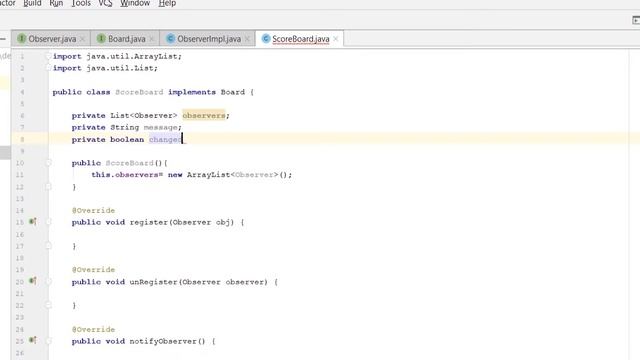 Observer design pattern in Java смотреть онлайн