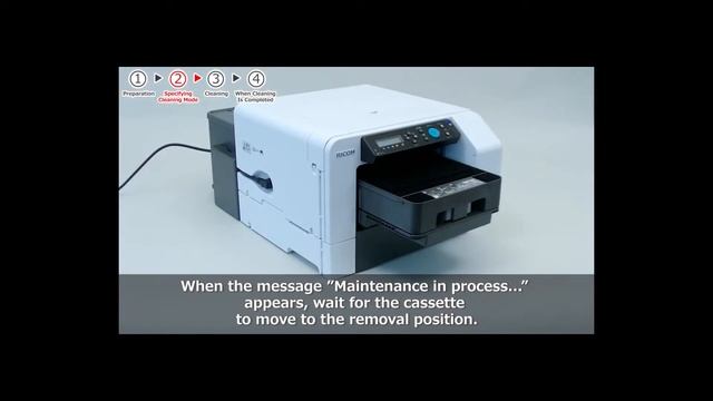 ricoh ri100 Cleaning Print Head Nozzles смотреть онлайн