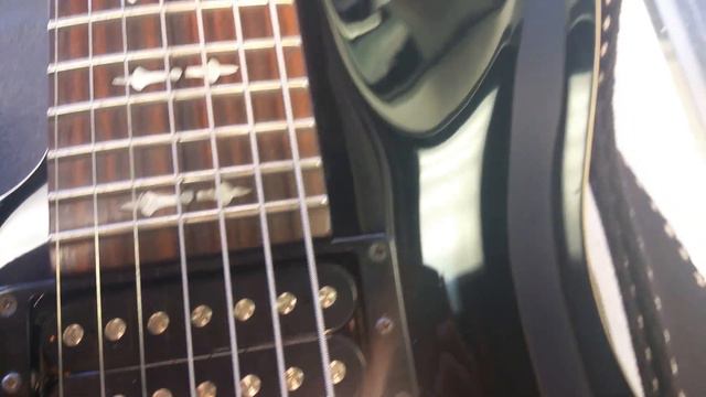 Schemer Guitar Research OMEN-7 Left-handed Electric Guitar Black Listed on ebay for sale смотреть онлайн