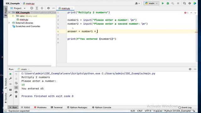 Topic 1 - Python input via console смотреть онлайн