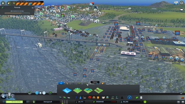 Cities Skylines (все DLC), прохождение на русском, #31 Цунами! Волна смыла всё на своём пути... смотреть онлайн