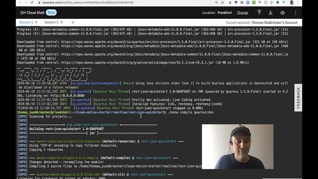 Develop a reactive Endpoint with Quarkus (2/6) смотреть онлайн