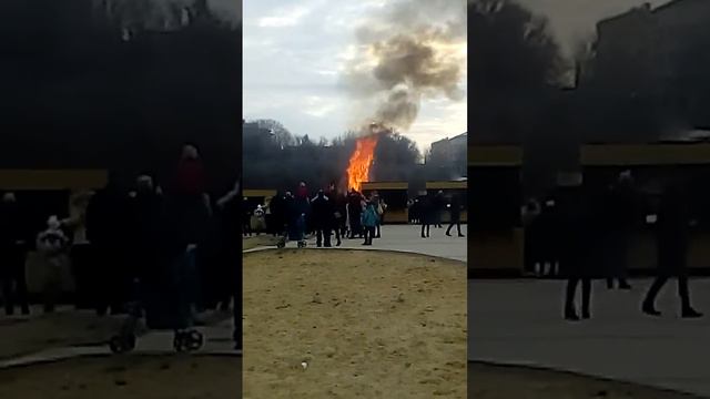 Масленица сжигание чучела смотреть онлайн
