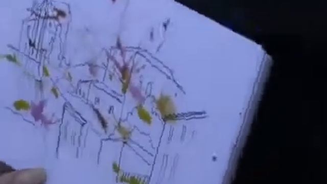 Приём кляксографии в зарисовках от Марины Трушниковой смотреть онлайн