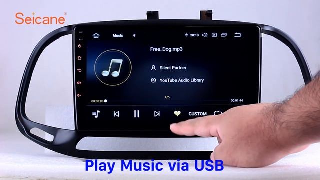 Android 9.0 For 2015-2018 Fiat Dobe 10 Radio 9 inch GPS Navigation Bluetooth смотреть онлайн