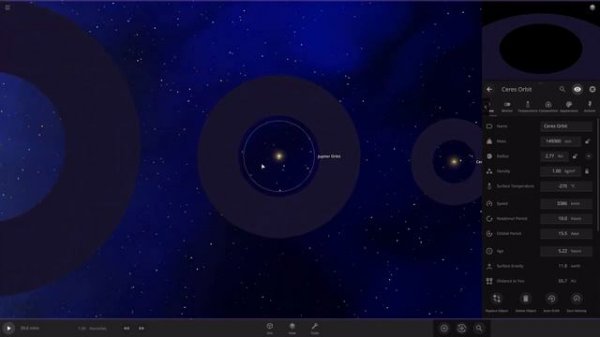 Solar System Orbit Size Comparison 2021