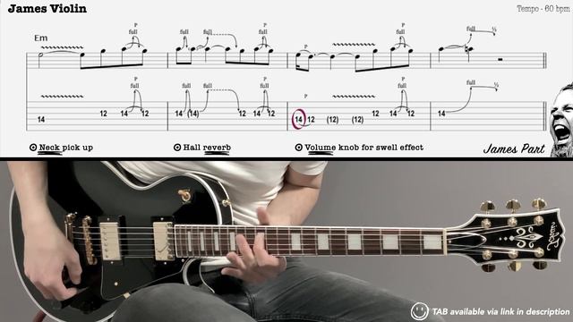 METALLICA - THE OUTLAW TORN (Guitar cover with TAB | Lesson) смотреть онлайн