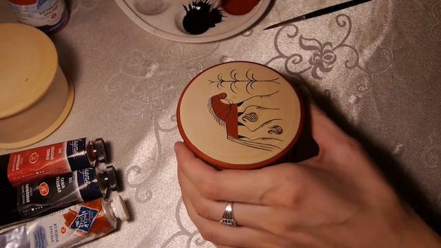 Шкатулка с Мезенской росписью смотреть онлайн