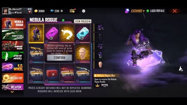 Only 2 Spin????? || New faded wheel event free fire || Nebula Rogue bundle free fire смотреть онлайн