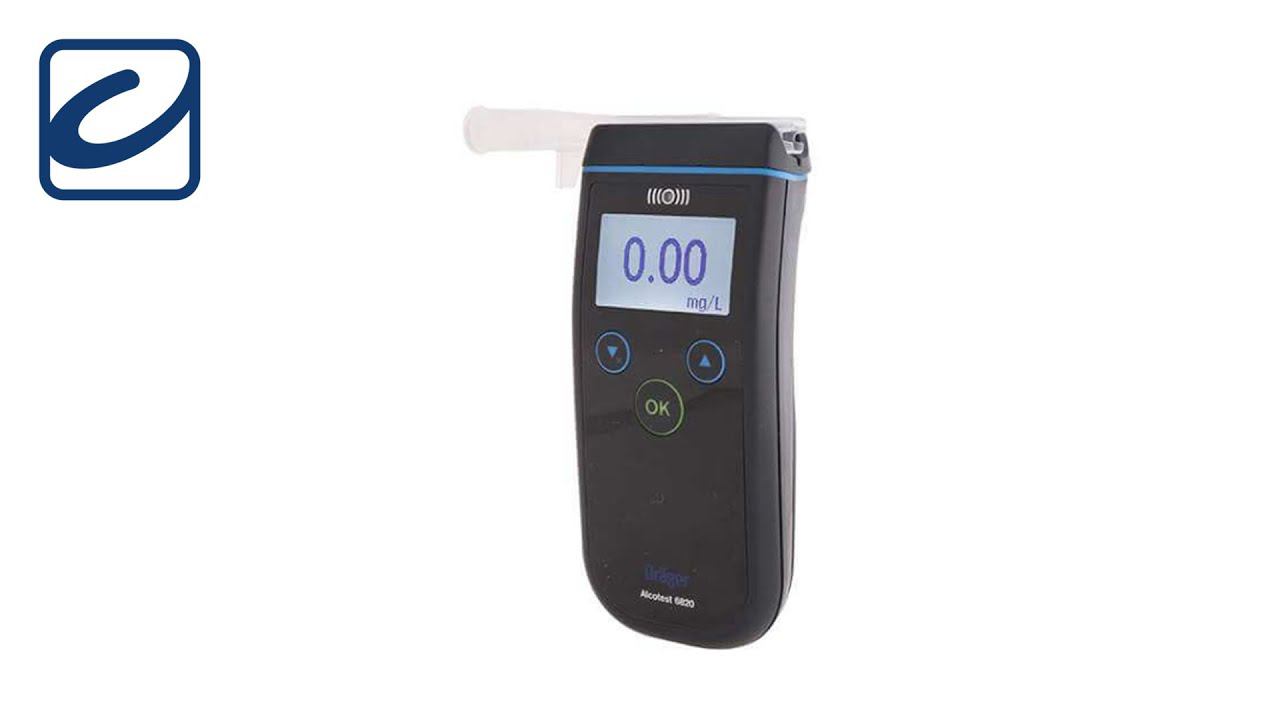 Draeger Alcotest 6820 с принтером смотреть онлайн