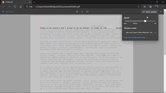 How To Read PDF File | PDF Audio Reader Free| Free Pdf Reader Download | Pdf To Audio | #pdf| #audi