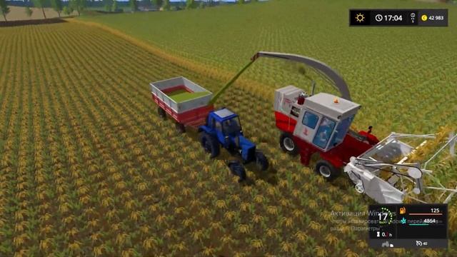 Farming Simulator 2017. Россия-1980. Новый Газ-52; Заготовка кормов. #2 смотреть онлайн