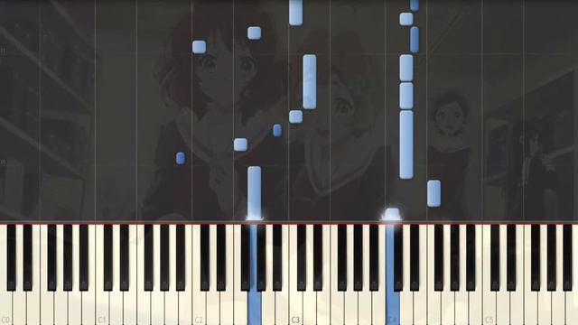 [Hibike Euphonium] OP Dream Solister Piano Synthesia Tutorial смотреть онлайн