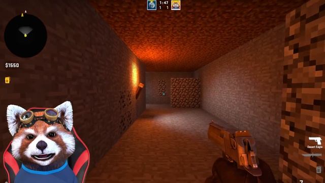 1 VS 1 AMUZANT cu OVIDIU700 in CS:GO MINECRAFT смотреть онлайн