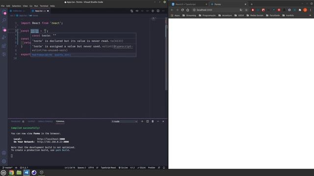 [Mini Curso] Aprenda React JS +TypeScript do ZERO - 2021 (Parte 1) смотреть онлайн