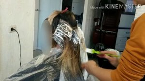 Мелирование волос. Рецепт и формула окрашивания.