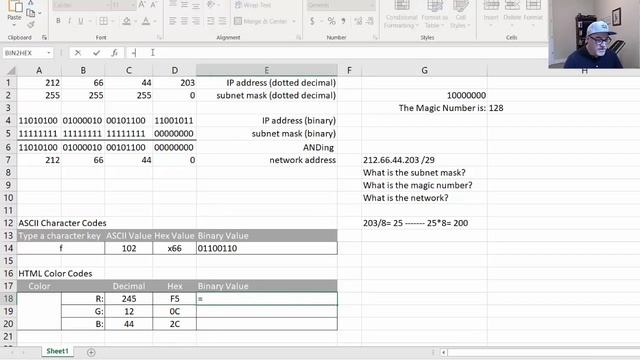 Create ASCII and HTML Color Code Calculators in Excel смотреть онлайн