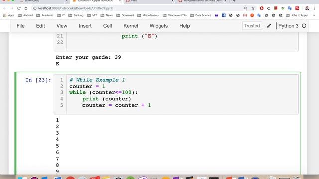 While Example 1 - Fundamentals of Software Development with Python смотреть онлайн