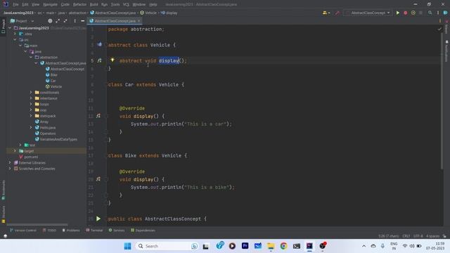 ABSTRACT CLASS | Abstraction in Java | Java Course 2023 смотреть онлайн