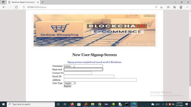 Blockchain Based E Commerce Online Application || Python || Block Chain || Solidity смотреть онлайн