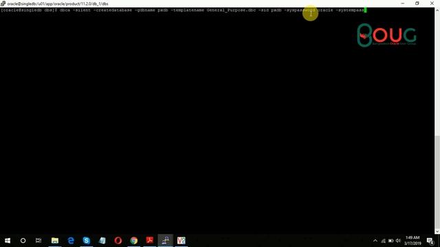 How to Create Database using DBCA SILENT MODE | BOUG | Database Configuration Assistant смотреть онлайн