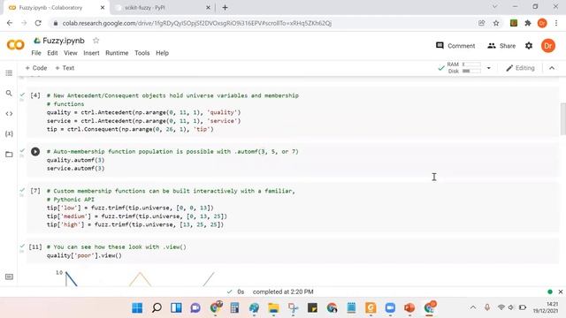 Fuzzy Inference System - Google Colab Python смотреть онлайн